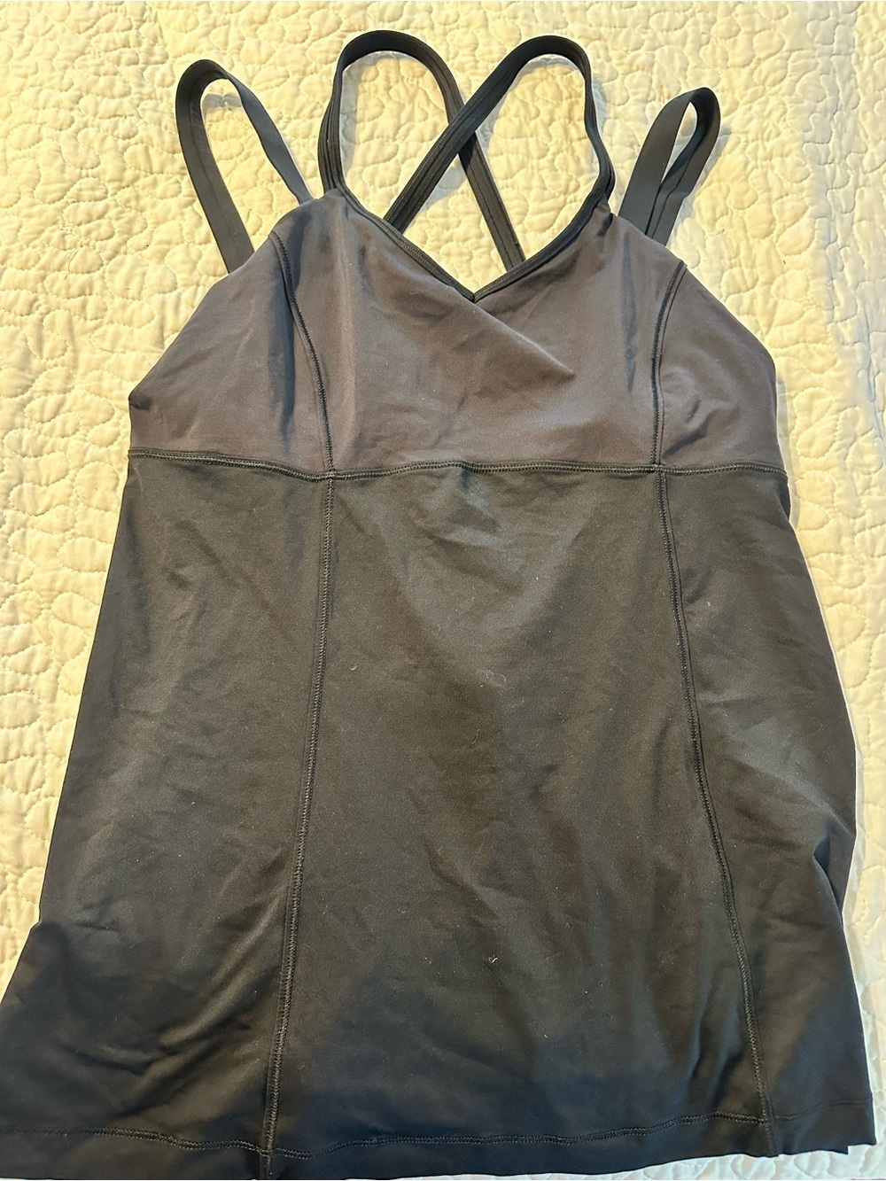 Black Racerback Lululemon Athletic Tank Top